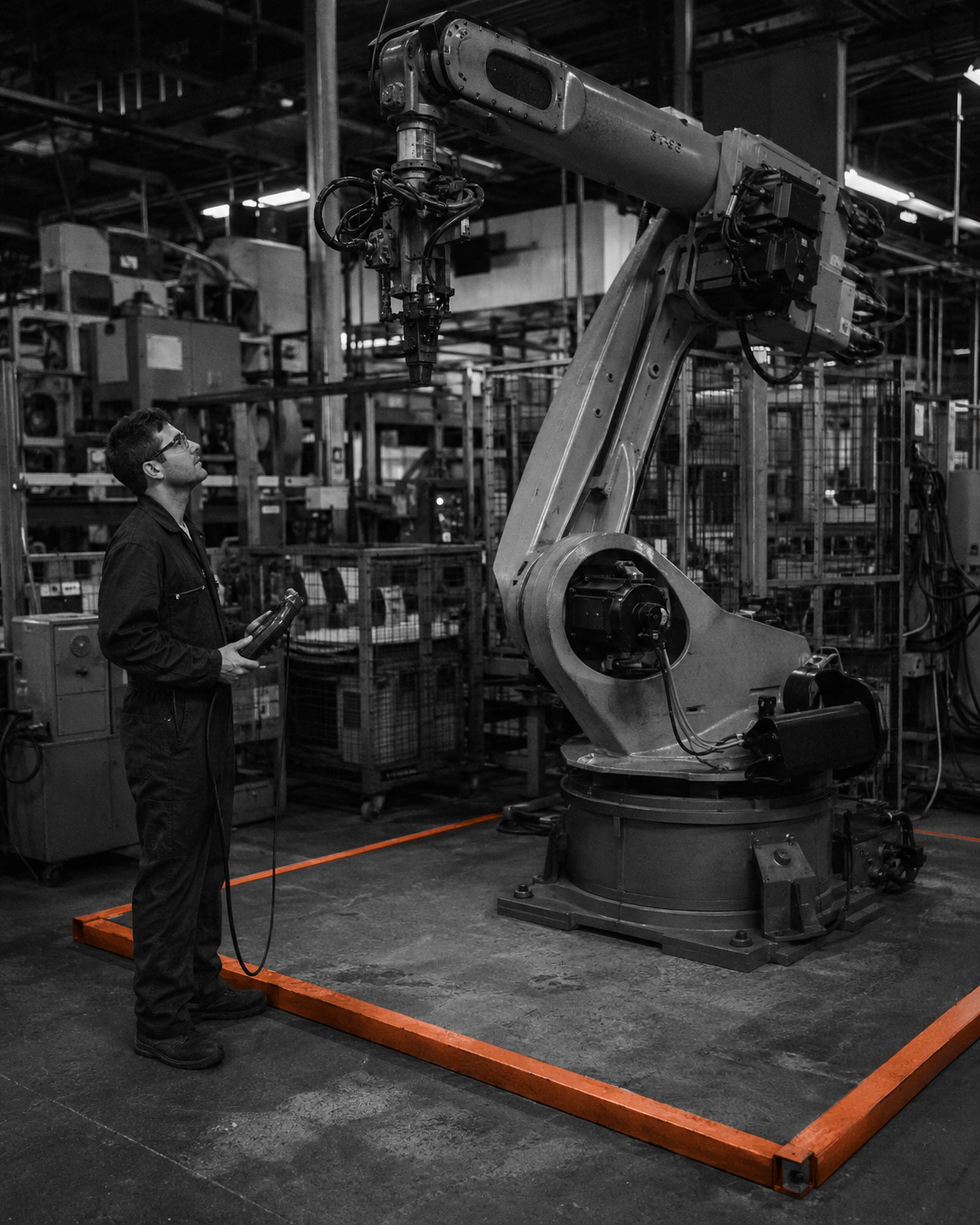 Automation / Robotics tradesperson at work